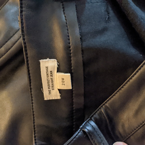 EUC Madewell vegan leather jeans - Picture 4 of 4